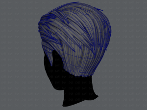 3d hair style for man v01 3D 모델