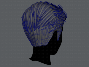 3d hair style for man v01 3D 모델
