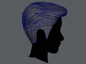 3d hair style for man v01 3D 모델