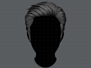 3d hair style for man v01 3D 모델