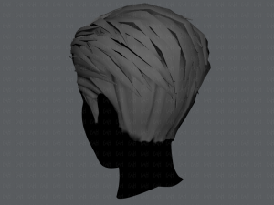3d hair style for man v01 3D 모델