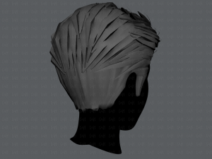 3d hair style for man v01 3D 모델