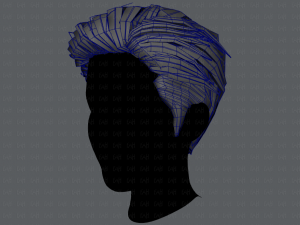 3d hair style for man v01 3D 모델