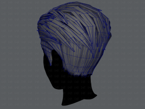 3d hair style for man v01 3D 모델