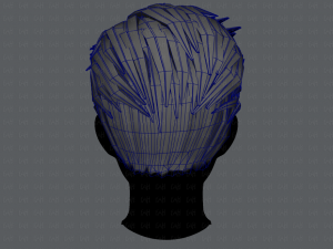3d hair style for man v01 3D 모델