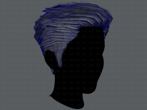 3d hair style for man v01 3D 모델