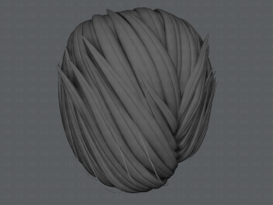 3d hair style for man v01 3D 모델