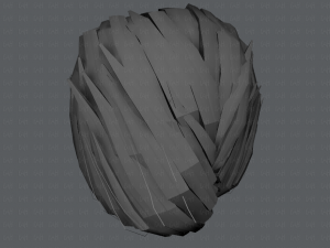 3d hair style for man v01 3D 모델
