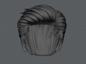 3d hair style for man v01 3D 모델