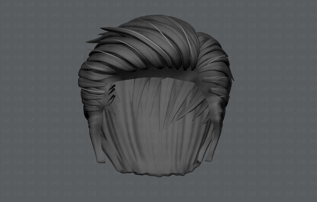 3d hair style for boy v06 3D Model in Other 3DExport