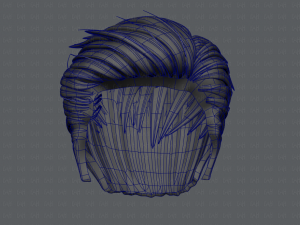 3d hair style for man v01 3D 모델