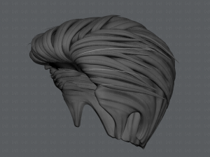 3d hair style for man v01 3D 모델