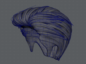 3d hair style for man v01 3D 모델