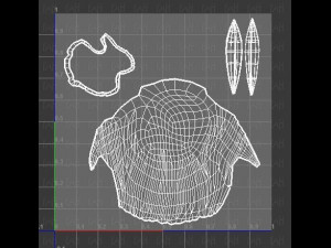 3d hair style for man v01 3D 모델