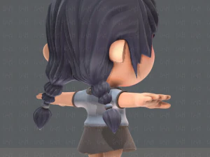 girl sd 3D Model
