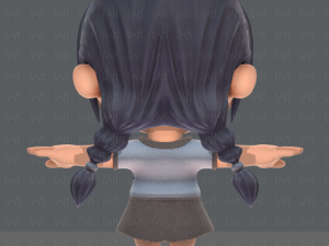 girl sd Modelo 3D