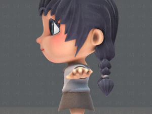 girl sd 3D Model
