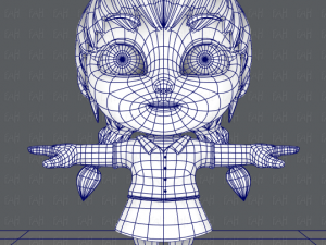 girl sd Modelo 3D