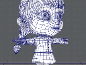 girl sd Modelo 3D