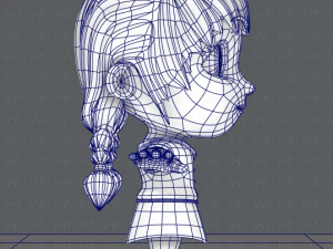 girl sd 3D Model