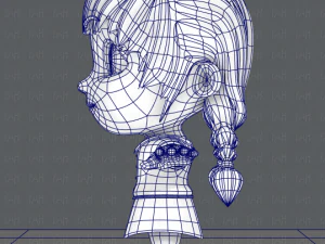 girl sd 3D Model