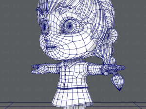 girl sd Modelo 3D