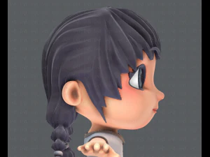 girl sd 3D Model