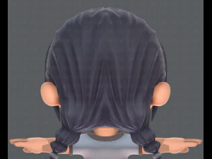 girl sd 3D Model