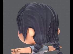 girl sd 3D Model