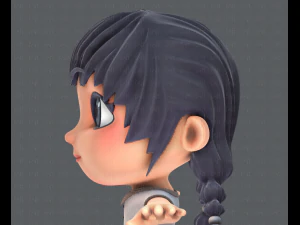 girl sd 3D Model