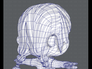 girl sd Modelo 3D