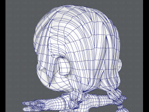 girl sd Modelo 3D