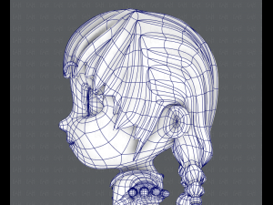 girl sd Modelo 3D