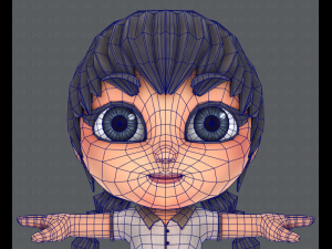 girl sd Modelo 3D