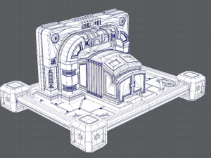 sci-fi model 3D 모델