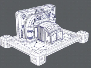 sci-fi model 3D Model