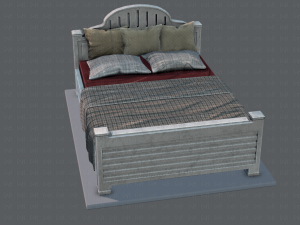 bed v01 3D 모델