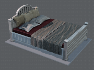bed v01 3D 모델