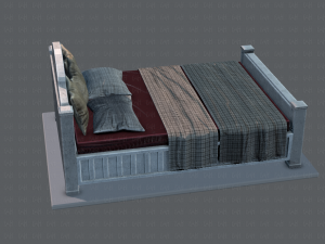 bed v01 3D 모델