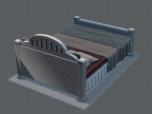 bed v01 3D 모델