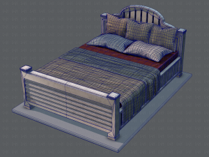 bed v01 3D 모델