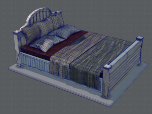 bed v01 3D 모델