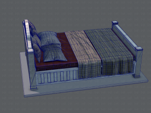 bed v01 3D 모델