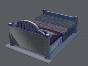 bed v01 3D 모델