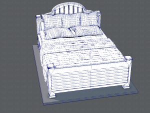 bed v01 3D 모델