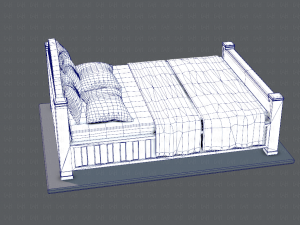 bed v01 3D 모델