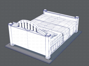 bed v01 3D 모델