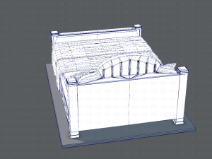 bed v01 3D 모델