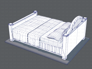 bed v01 3D 모델