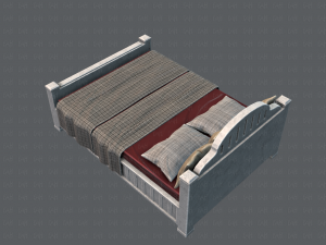 bed v01 3D 모델